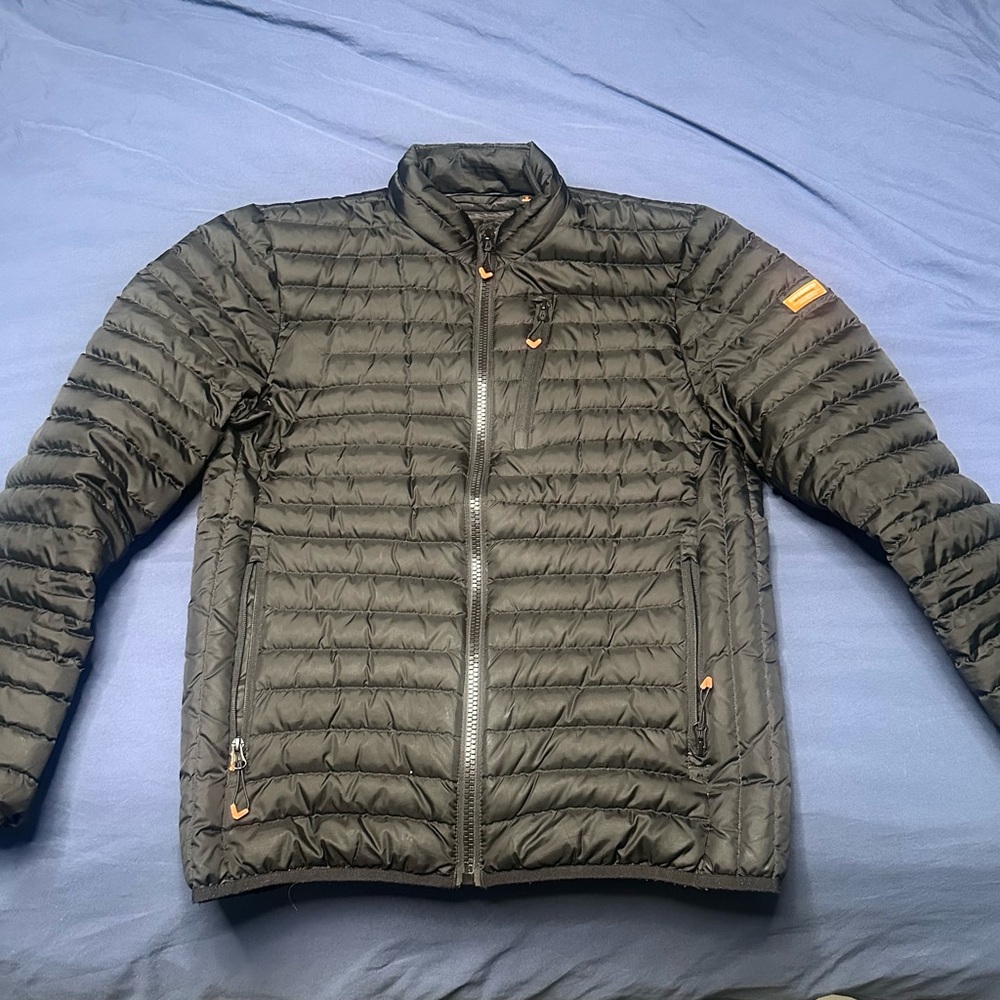 Superdry Men's Black Puffer Jacket